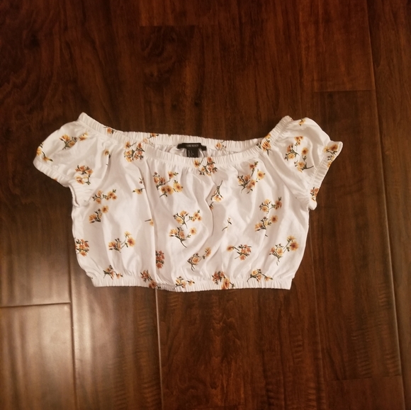 FOREVER 21 Floral Crop Top - Picture 1 of 3